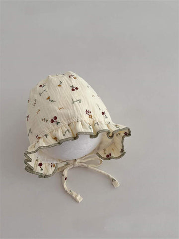 Baby Hat Small Fresh and Sweet Floral Hat