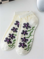 Lady Sunflower Low-cut Socks