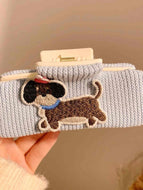 Puppy Square Hair Clip