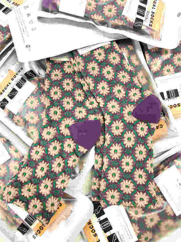 Women's Socks with Flowers