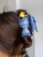 Ocean Series Colorful Stitching Fish Hair Clip