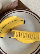 Banana Fruit Large Hair Clip