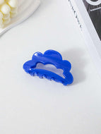 Colorful Cloud Solid Color Hair Clip