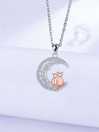 Animal Necklace for Women Love Heart Symbol Jewelry