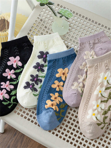 Lady Sunflower Low-cut Socks