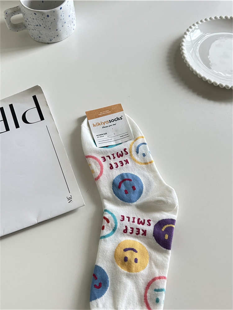 Smiling Face Socks for Women