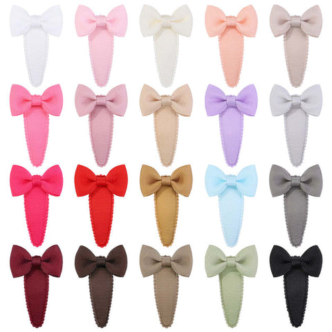 Baby Hairpin- Bow Solid Color