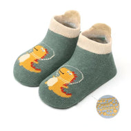 New Three-dimensional Cartoon Low-top Children's Baby Trampoline Socks Big Heel Non-slip Floor Boat Socks