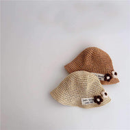 Flower Straw Hat Children's Sun Visor