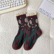 Embossed Vintage Women's Socks