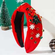 Christmas Headband Rhinestone Snowflake Hair Accessories