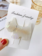 Rhinestone Puppy Cute Hair Clip Hair Accessory