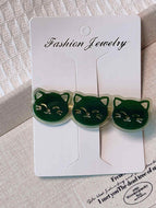 Three Cute Cat Hairpins