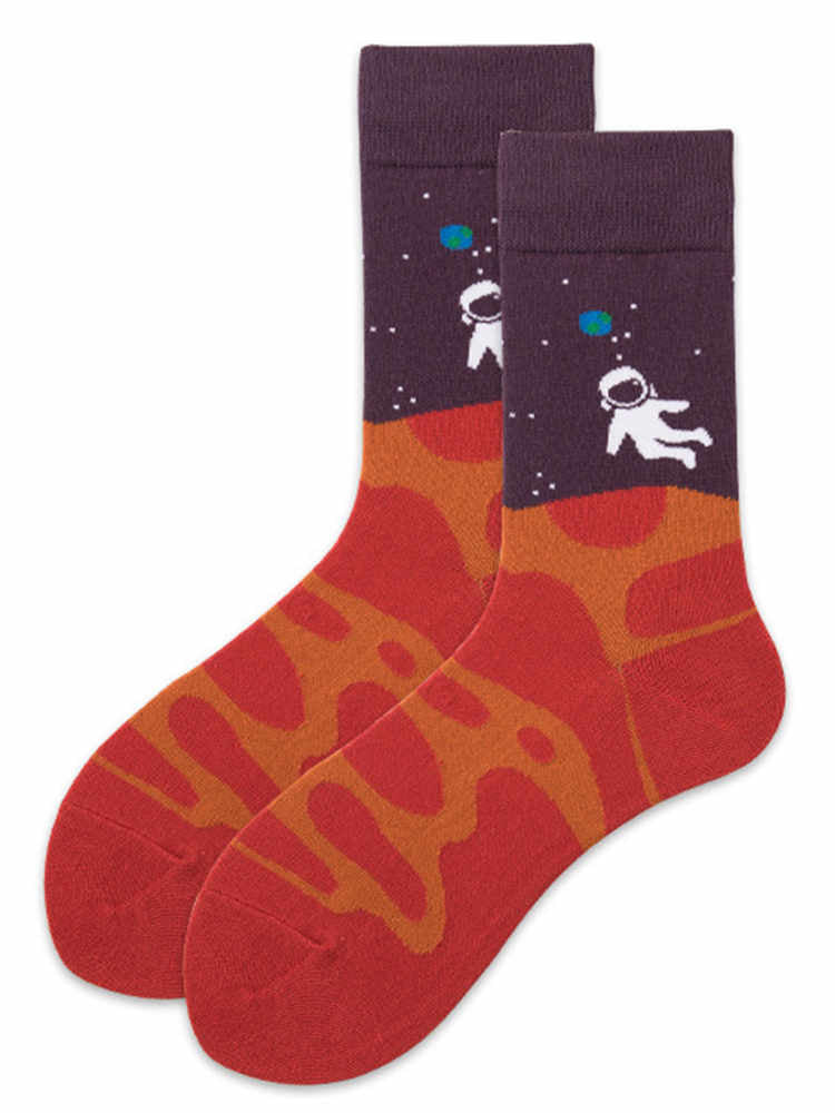 Astronaut Print Unisex Socks