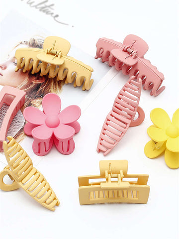 Yellow and Pink Hairpin Set