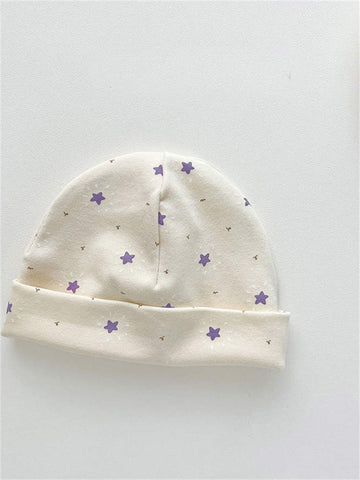 Children's Printed Cotton Ear Protection Hat