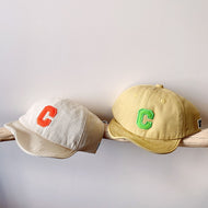 Boys Baseball Cap Soft Brim Alphabet Hat