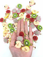 Kiwi Fruit Hair Clip Funny Ornaments