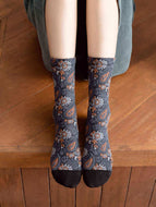 Women's Retro Floral Socks