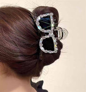 Women's Shiny Rhinestone Glasses Hairpin