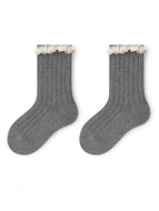 Lace Midtube Socks for Children