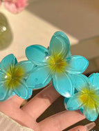 Candy Colored Flower Hair Clip