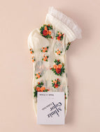 Flower Short Socks for Women