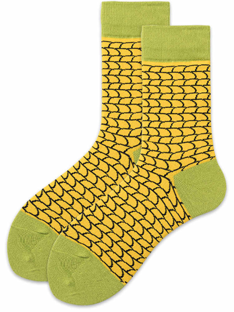 Yellow Creative Women's Socks