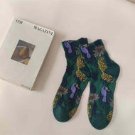 Jacquard Retro All-match Women's Socks