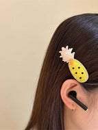 Fruit Rhinestone Bangs Hairpin