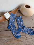 Women's Retro Floral Socks