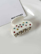 Small Hairpin with Colorful Rhinestones