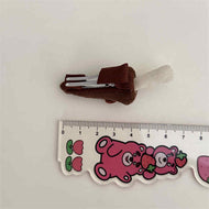 Small Flower Mushroom Hairpin Rubber Band