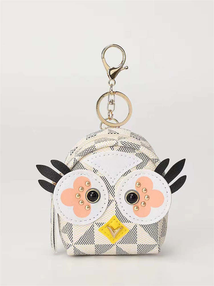 Owl Coin Purse Keychain