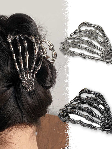 Gothic Ghost Hand Halloween Hairpin