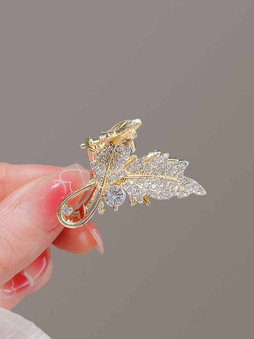 Leaf Shape Women's Small Hair Clip