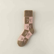 Thick Pink Series Socks