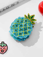 Fruity Pineapple Rhinestone Hairpin