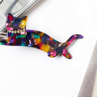 Cat Rhinestone Cartoon Hairpin