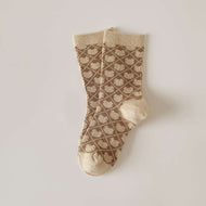 Bear Plaid Socks High Quality Socks