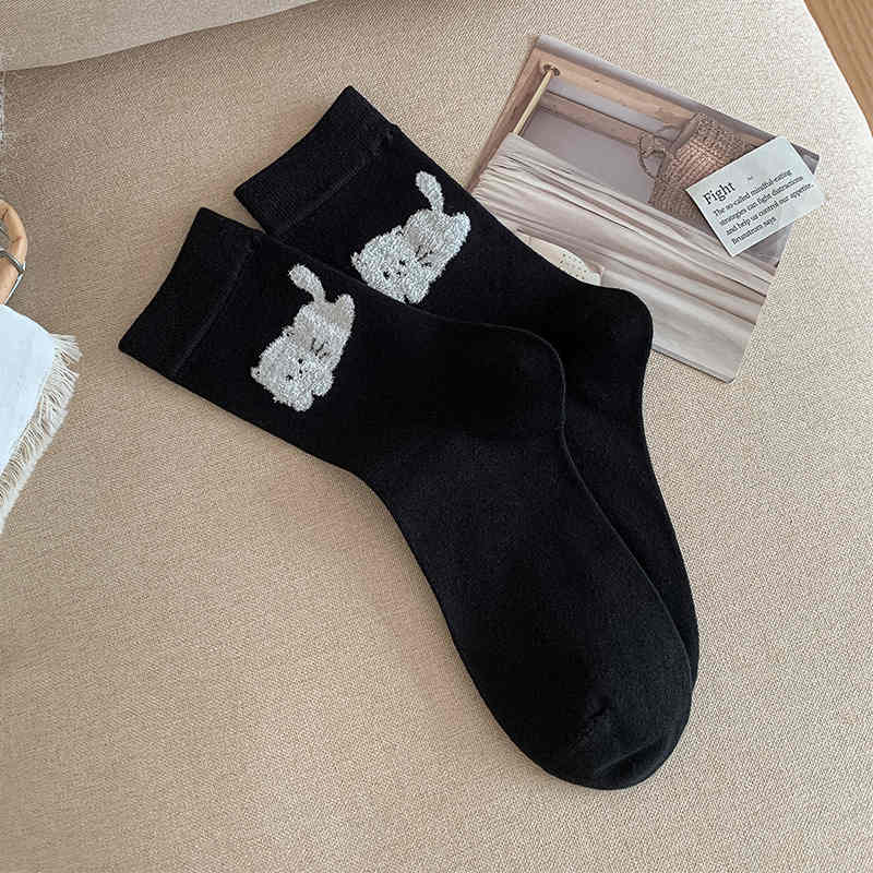 Flocked Animal Cute Women's Socks