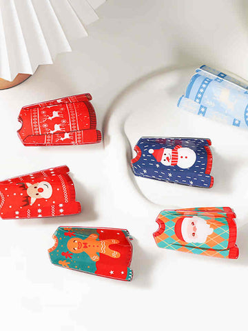 Christmas Cute Cartoon Print Hairpin