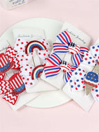 Children's Independence Day Bow Hair Clip