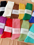 Solid Mid-tube Socks for Girls