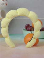 Solid Color Cloud Sponge Headband