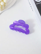 Colorful Cloud Solid Color Hair Clip