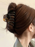 Pumpkin Transparent Multicolor Hair Clip