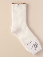 JK Ladies Solid Color Socks