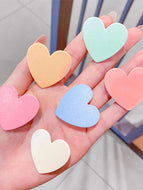 Candy Color Heart Bangs Clip for Girls