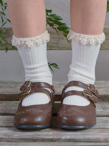 Lace Midtube Socks for Children